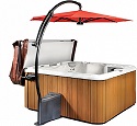 Leisure Concepts - SpaUmbrella - Camel Beige with lights